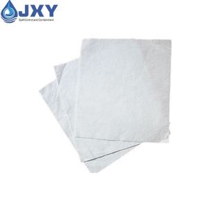 Tampon absorbant blanc en ABS Meltblown, 43 cm x 48 cm x 3 mm, pour huile uniquement - Product Image 1