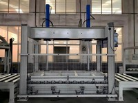 Ligne de laminage entièrement automatique pour panneaux MDF, ligne de laminage à plat avec film PVC, avec dépoussiéreur et machine d'empilage