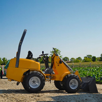 HERACLES CE Standard High Performance Backhoe Loader dengan Pompa Hidrolik Eaton dan Mesin Euro5 untuk Konstruksi dan Pertanian