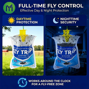 Solid Eco-Friendly Waterproof <strong>Fly</strong> Trap Hanging Bag for Outdoor Garden Insect Control Large Fruit <strong>Fly</strong> Catcher - Product Image 4