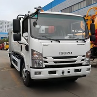 Camion compacteur de déchets ISUZU 4x2 à chargement arrière 8 m³ Diesel Manuel Télécommandé Véhicule de collecte des ordures LHD RHD en option