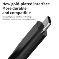 Nouveau design, câble de charge rapide magnétique USB-C vers C en nylon tressé de 1 m, PD 60W/100W, pour iOS et ordinateur
