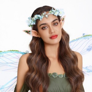 Guirlande de <span class=keywords><strong>fleurs</strong></span> artificielles tendance, serre-tête floral <span class=keywords><strong>pour</strong></span> mariée coréenne, accessoires de coiffure <span class=keywords><strong>pour</strong></span> mariage et bal de promo - Product Image 4