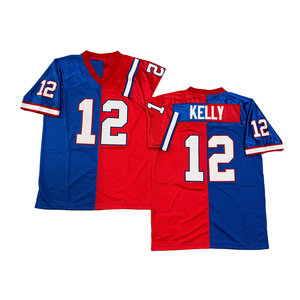 Maillot de rugby vintage pour homme, style cousu, 12 Jim Kelly 32 O.J. Simpson 34 Thurman Thomas 78 Bruce Smith 83 <span class=keywords><strong>Andre</strong></span> Reed S-3XL - Product Image 4