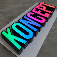 Ensemble Autonome Marbo 9000 Front Lit 3d logo Enseigne de Lettre Illuminée Led Letter Signs Channel Led Back Lit Letter Signs