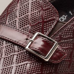 Zapatos de Vestir Formales de Cuero Genuino Estilo Tibetano para Hombre, con Punta en Pico, Sin Cordones, de Caña Alta, Impermeables, para Oficina y Carrera Profesional - Product Image 5