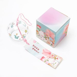 Cloche à vent en verre décorative <span class=keywords><strong>japonaise</strong></span> pendentifs suspendus transparents pour carillon de fenêtre pour la maison jardin artisanat en verre artisanal - Product Image 1