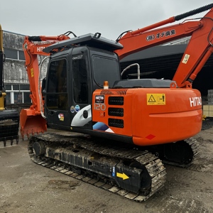 Excavadora de cadenas Hitachi ZX120 usada, 12 toneladas, modelo 2025, cucharón de 0.52m, potencia de 66Kw, 300 horas, componentes principales incluidos, en buen estado para la venta. - Product Image 1