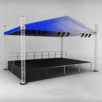 Plateforme de scène en aluminium de Chine avec certificat TUV, garantie 1 an, pieds de scène réglables, en vente