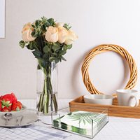 Support de Présentation de Serviettes en Acrylique Transparent Personnalisé, Plateau à Mouchoirs de Table, Présentoir de Comptoir pour Événements, Maison, Magasin Commercial