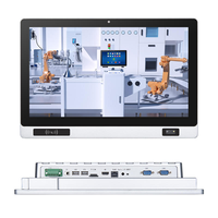 Panel PC Industrial con Pantalla Táctil Capacitiva Integrada de 10.1, 11.6, 15.6 y 21.5 Pulgadas, Montaje en Pared, RS485/RS232, NFC/Cámara, 16GB-64GB RAM