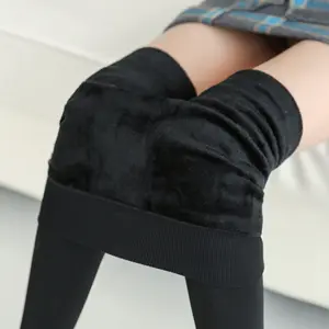  En gros Bas Prix Femmes Épais Leggings Polaire Doublé Chaud Hiver Pantalon Thermique Taille Unique Dame Chaud Legging Collants Collants