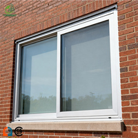 Ventanas Corredizas Horizontales de Doble Acristalamiento de Aleación de Aluminio Resistentes a Huracanes, Modernas, Marca Topbright, para Exteriores, Sótanos y Hoteles