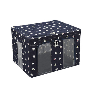 Hộp Đựng Gấp Gọn Hộp Đựng Chăn Cửa Sổ Trong Suốt Bằng Vải Không Dệt Có Khóa Kéo Hộp Đựng Chăn Đồ Chơi Chống Ẩm - Product Image 5