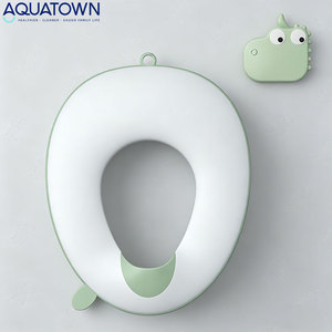 Asiento <span class=keywords><strong>de</strong></span> <span class=keywords><strong>Inodoro</strong></span> <span class=keywords><strong>para</strong></span> Niños Pequeños, Asiento <span class=keywords><strong>de</strong></span> Entrenamiento <span class=keywords><strong>para</strong></span> Ir al Baño, con Asas Antideslizantes, Diseño Resistente y Estable en Azul Claro - Product Image 1