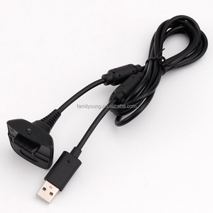 Cable de carga USB de doble anillo magnético de 1,8 m, controlador de juego inalámbrico, Gamepad, cargador de energía, conexión de transmisión para x-box <span class=keywords><strong>360</strong></span> - Product Image 1