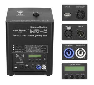 MR-K Cold Spark <strong>Machine</strong> 700W DMX Stage Special Effects Cold <strong>Fireworks</strong> <strong>Machine</strong> for Wedding Birthday Events DJ Stage Audio Music - Product Image 3