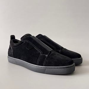 Nouvelles Chaussures Décontractées Plates de Luxe pour Hommes 2026 – Modèle Sans Lacets, Respirantes et Légères, Chaussures de Skate Tendance à Semelle Rouge - Product Image 1