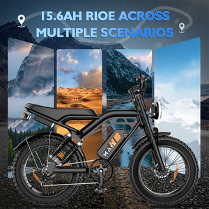 Nuevo Diseño de Bicicleta Eléctrica Todoterreno con Llantas Gruesas de 20*4.0, Motor Trasero de 7 Velocidades, 48V 500W, Batería de 48V 15.6Ah - Product Image 2