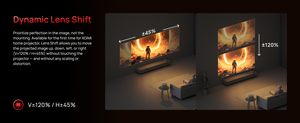 Projecteur domestique <span class=keywords><strong>XGIMI</strong></span> <span class=keywords><strong>HORIZON</strong></span> 20 <span class=keywords><strong>Pro</strong></span> 4K RGB Triple Laser 4100 Lumens ISO |   Objectif optique Google TV Netflix avec zoom et déplacement IMAX - Product Image 3
