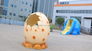Nhân tạo khủng long trứng mô hình sợi thủy tinh tùy chỉnh vui chơi giải trí Jurassic công viên chuangying CY-AD-3 với hồng ngoại & vị trí cảm biến - Product Image 5