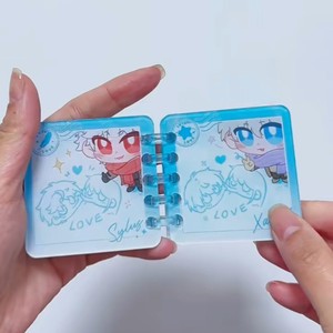 Acrylic Loose Leaf Notebook Custom Digital Printing Multifunction Personal Gift <b>Notepad</b> - Product Image 1