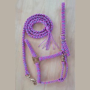 Paracord lavable en laiton <span class=keywords><strong>triangle</strong></span> cheval collier en cuir bride corde licous cheval colliers - Product Image 3