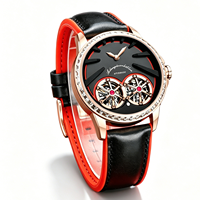 Montre mécanique à tourbillon |   Montre automatique de sport pour homme de haute qualité, montre-bracelet de luxe pour affaires