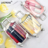 Petite valise pour shampoing, brillant à lèvres, mini-coffret de voyage pour cosmétiques, boîte d'emballage pour faux-cils, fournisseur