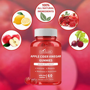 Biocaro OEM Nueva Llegada Diet Gummies Desintoxicación Vinagre de sidra de manzana Flat Tummy Gummies - Product Image 4
