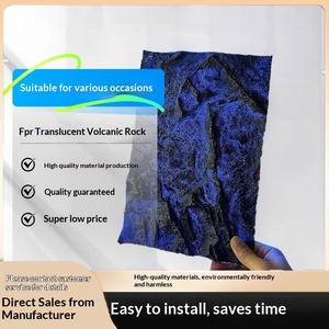 Panel Decorativo de Pared de <span class=keywords><strong>Piedra</strong></span> Volcánica Translúcida, Gran Losa de FRP, <span class=keywords><strong>Piedra</strong></span> PU, Vidrio y Acero, para Exteriores, Venta al Por Mayor - Product Image 4