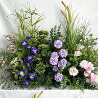 Bunga Hydrangea Buatan Tangan Modern, Lembut, Realistis, Bentuk Tanduk, Bunga Sutra Artifisial, Dekorasi Pernikahan, Natal, Tahun Baru, Warna Putih Hijau