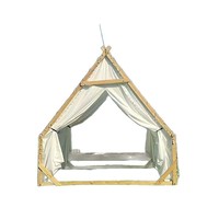 Tente en toile triangulaire en forme de maison pour extérieur, idéale pour repas, barbecue, hébergement, imperméable quatre saisons, camping, étanchéité 2000-3000mm