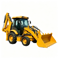 Excavator-Loader Hidrostatis dan Backhoe Loader dengan Kontrol Penggerak yang Lancar untuk Pekerjaan Penggalian