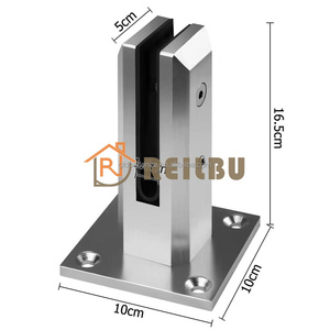 Reilbu Safe Spigot Glazen Leuning zonder Lassen 1/2 Inch Gehard Glas 1,5 Kg Roestbestendig 5 Jaar Garantie - Product Image 4