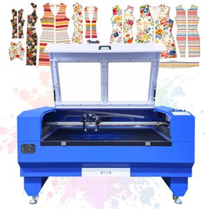 Machine de découpe laser visuelle CCD à double table d'échange, petite machine de découpe laser pour matériaux non métalliques - Product Image 1