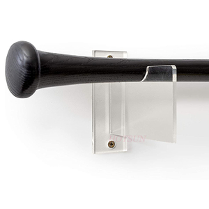 현대식 공장 아크릴 야구 배트 벽걸이 투명 아크릴 기념품 보관대 - Product Image 4