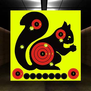 Autocollants de cible de tir, couleur fluorescente, cible de tir à l'arc, autocollants, papier de cible éclaboussant, compétition athlétique - Product Image 3