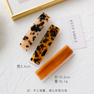 <span class=keywords><strong>2022</strong></span> nouveau coréen acide acétate épingle à <span class=keywords><strong>cheveux</strong></span> dame <span class=keywords><strong>couleur</strong></span> différente Snap Clips graphique pour la coiffure des femmes - Product Image 3