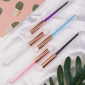 Lash Lover Crystal <strong>Rhinestones</strong> pink Black White <strong>Eyelash</strong> Extension Cleaning Brush <strong>Eyelash</strong> Shampoo Foam Wash Cleaner Brush - Product Image 3