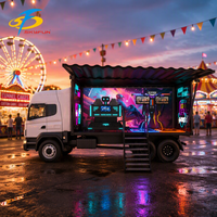 Camion simulateur de jeu mobile en plein air, combinaison de jeux VR, remorque de parc d'attractions personnalisée, service clé en main tout compris