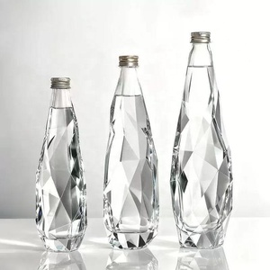 En Stock, Botella de Vidrio con Tapa Metálica Facetada de Calidad Premium, Apta para Carbonatación, Ideal para Soda, Cerveza, Vodka, Whisky, <span class=keywords><strong>Ginebra</strong></span>, de Fábrica - Product Image 2