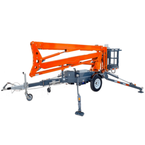 Grúa Telescópica Tipo Araña, Grúa Articulada, Remolque de Acero con Elevador, con Función de Rotación de Cadena de Eslinga - Product Image 1