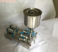 Machine de remplissage pneumatique de pâte à tête unique de sachet liquide précis de crème fouettée de petit modèle