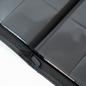 Wholesale Custom 12 Pocket Silk Screen Printed Pu Leather Button Closure Rigid Credit <b>Card</b> <b>Binder</b> - Product Image 6
