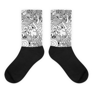 IMPOSSIBILE # 18 Calzini Lavorati a Maglia Sottili, Traspiranti, Antiscivolo, in Spandex/Poliestere, con Polsino Stampato, per Uso Quotidiano e Sportivo, per Autunno e Primavera - Product Image 1