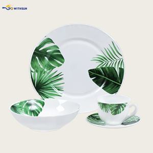 <span class=keywords><strong>Pas</strong></span> <span class=keywords><strong>cher</strong></span> 16pcs Fleur Décor Résistant À La Chaleur Verre Opalware Vaisselle Ensembles De Vaisselle <span class=keywords><strong>Micro</strong></span>-ondes & Lave-Vaisselle - Product Image 2