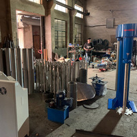 Réservoir mélangeur de dispersion de liquide industriel Machine de cisaillement à grande vitesse Noyau de moteur de pompe pour équipement de machines chimiques Réservoir d'agitateur