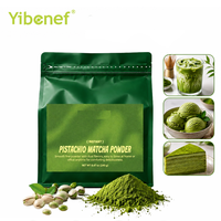 Poudre de Matcha Bio Yibenef Marque Blanche en Gros, Pistache Noisette 1kg, Infusion Instantanée, ODM Nutty Matcha