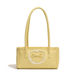 Bolso para axilas de cuero Pu de Color sólido para chica dulce de estilo francés, bolso de hombro con almohada a la <span class=keywords><strong>moda</strong></span> para mujer <span class=keywords><strong>joven</strong></span> - Product Image 1